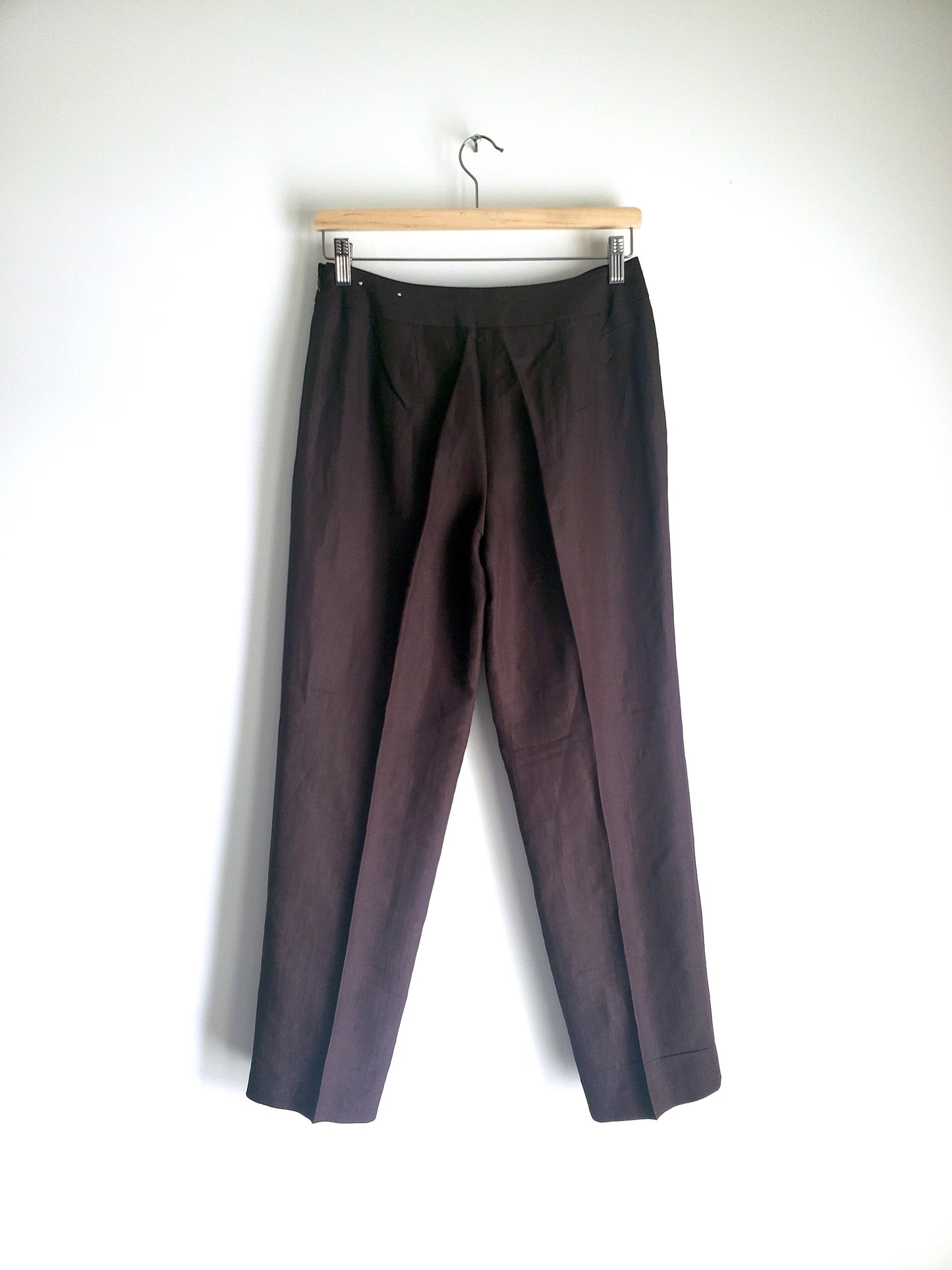 Ann Taylor LOFT linen-blend trousers (Y2K)