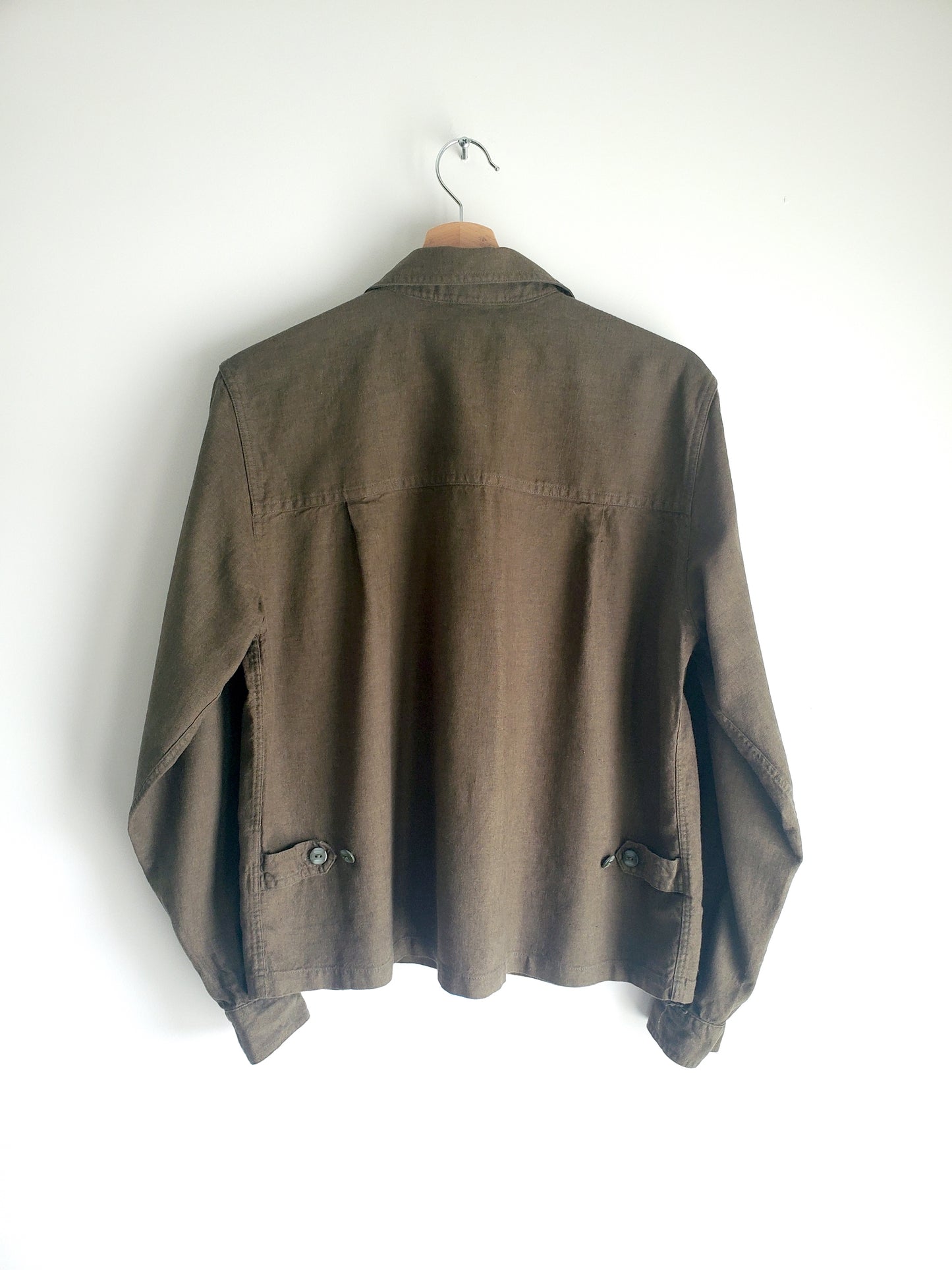 Christopher & Banks linen-blend shirt (Y2K)
