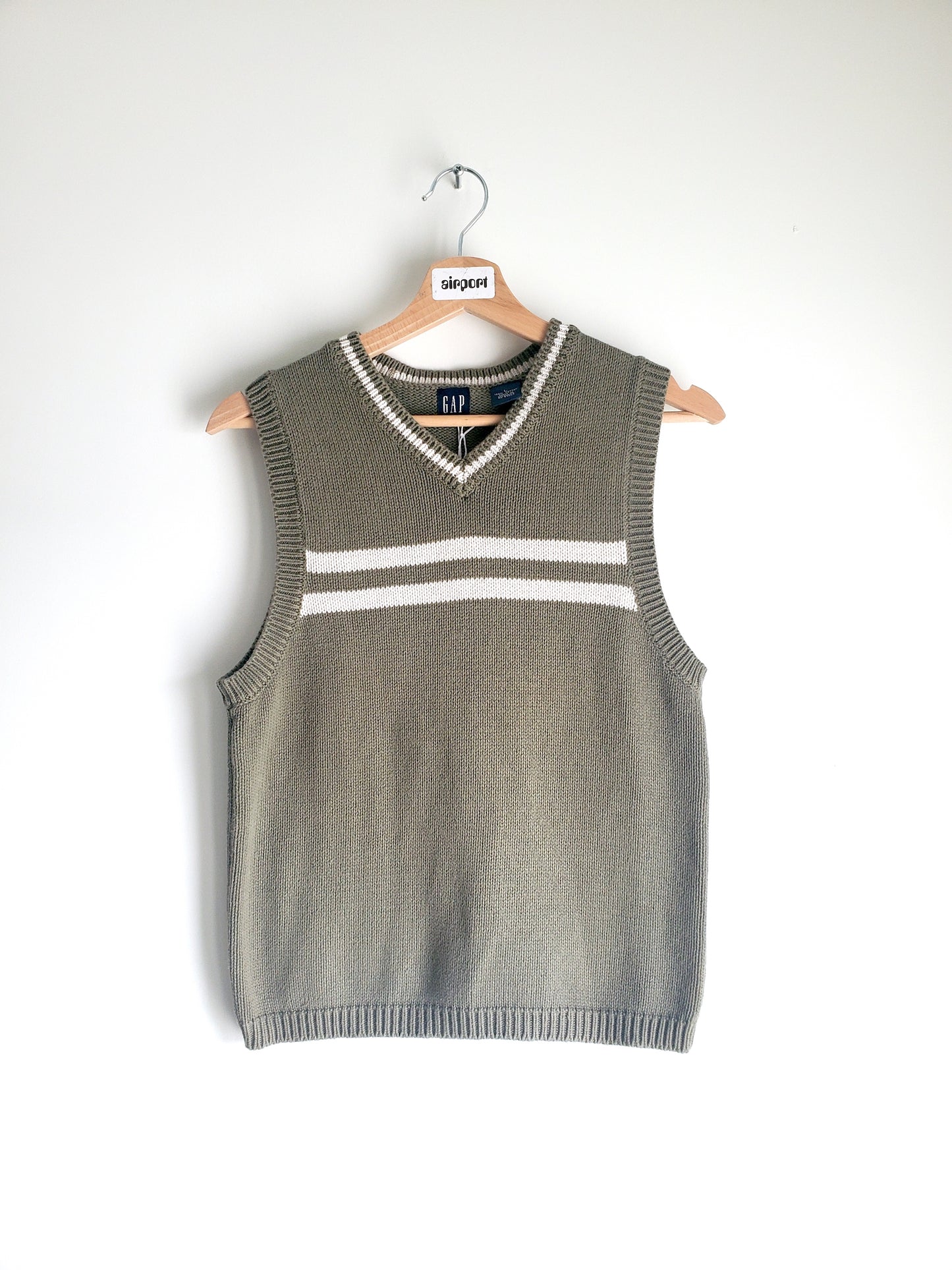 GAP striped sweater vest (1990s)