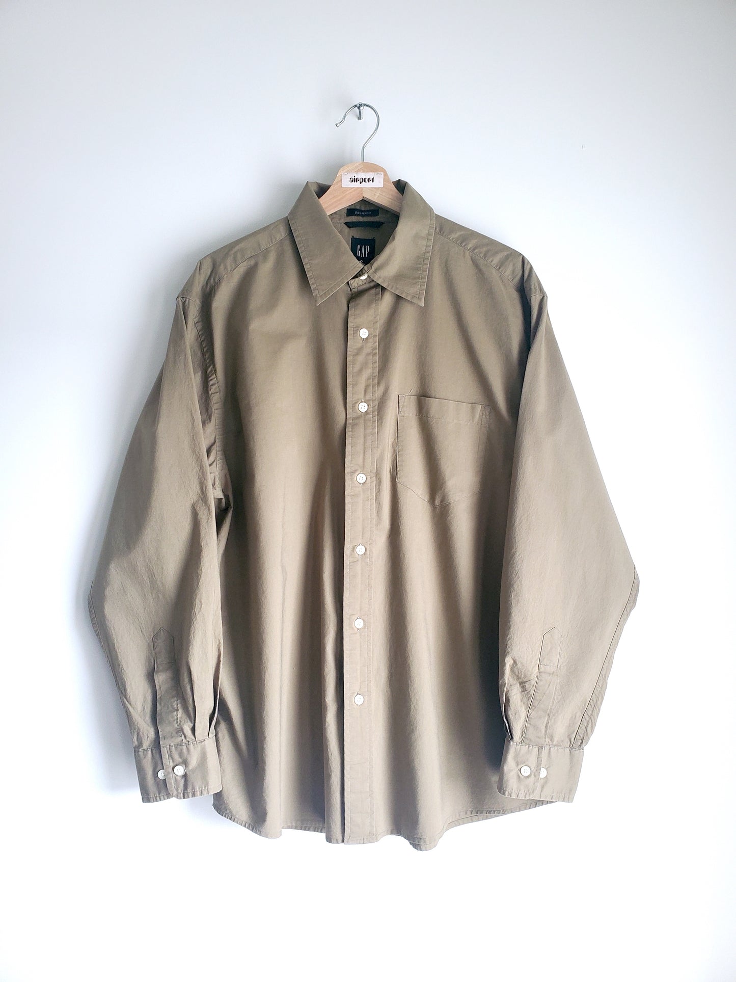 GAP 'relaxed' long sleeve shirt (2004)