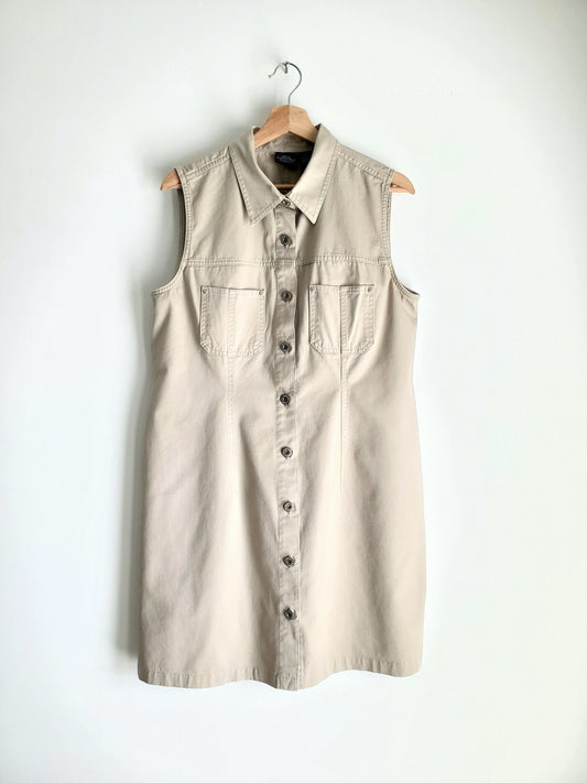 Sonoma sleeveless utility dress (1990s)
