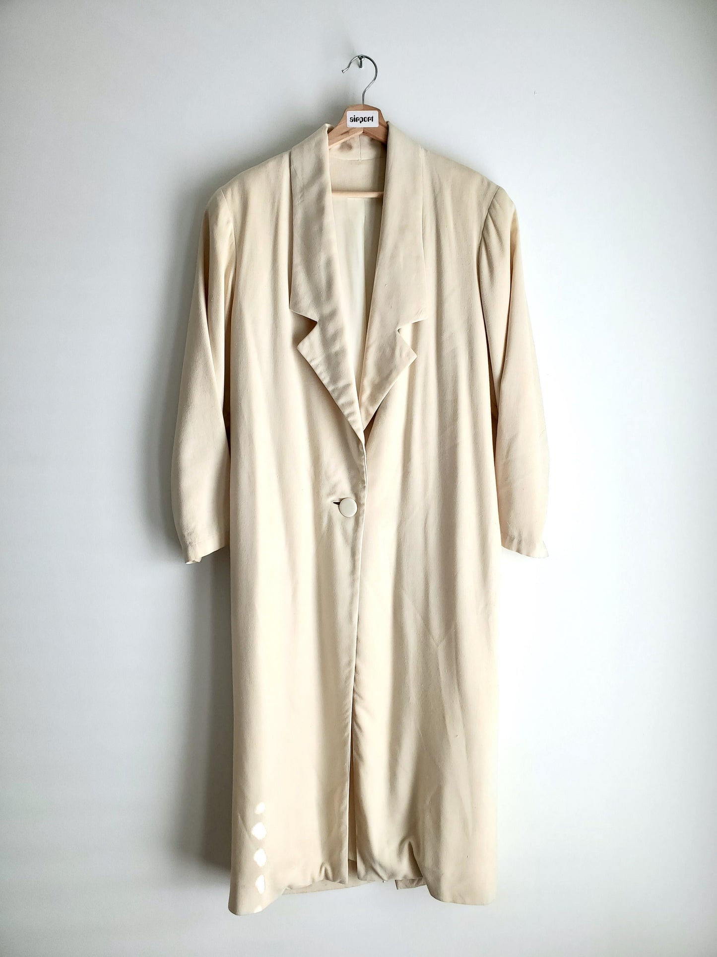 Vintage 100% silk dress coat