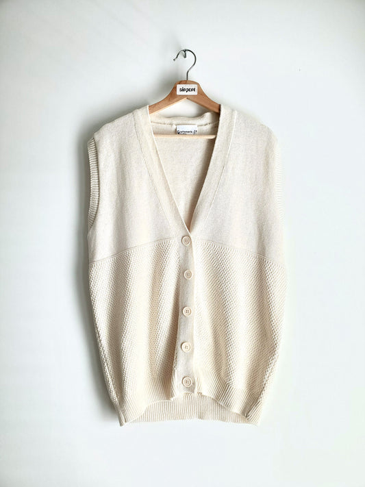 Craftmen's Studio cotton sweater vest (1990s)