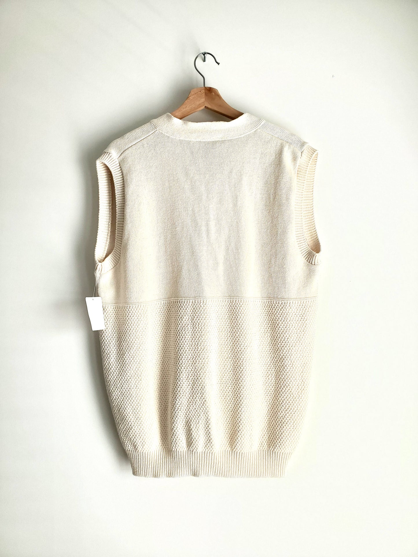 Craftmen's Studio cotton sweater vest (1990s)