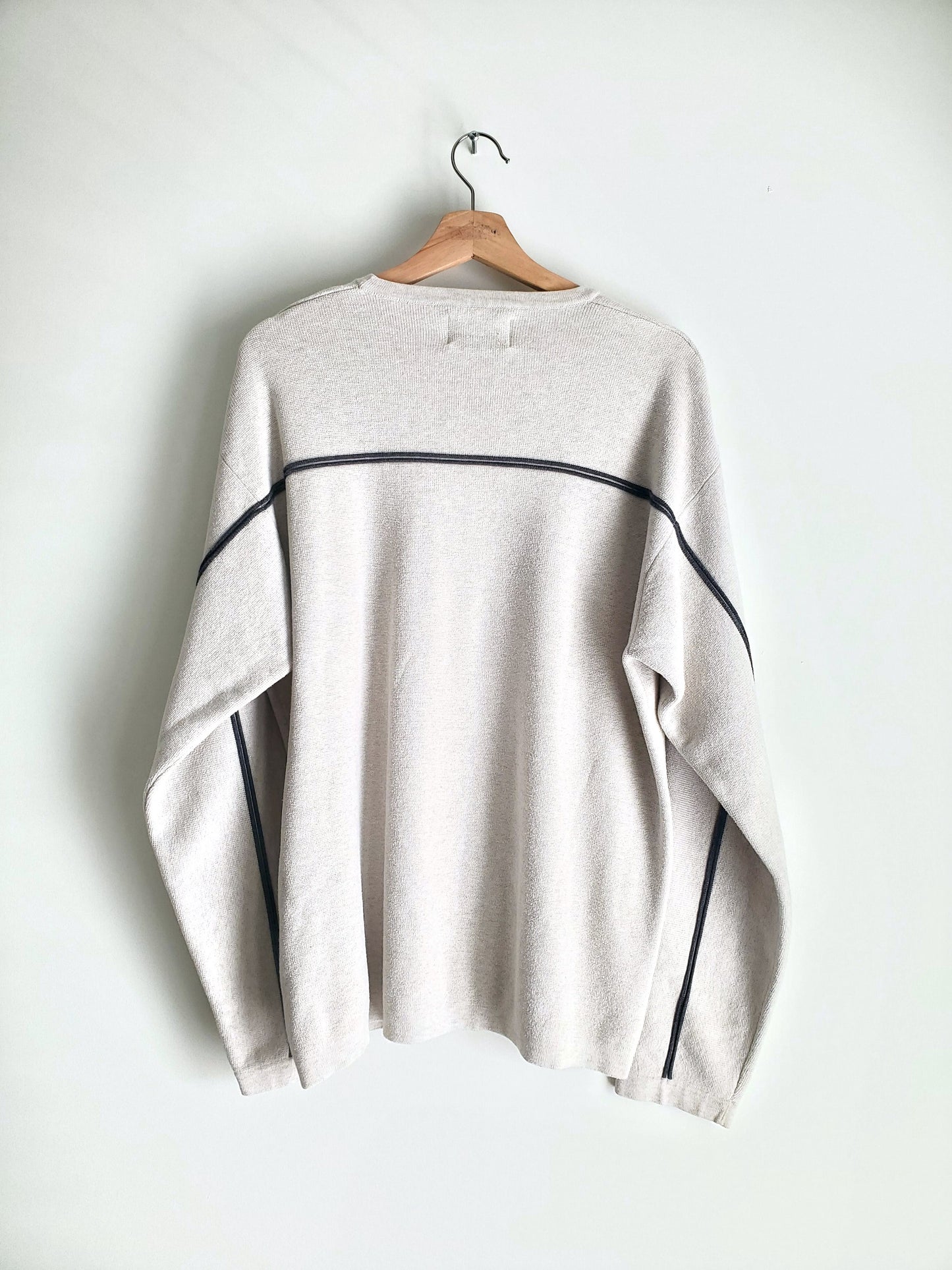G.H. Bass & Co. compact knit crewneck sweater (1990s)