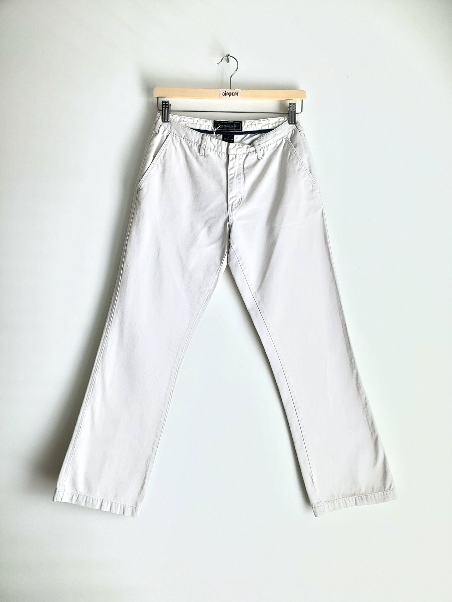 Abercrombie & Fitch flat-front chinos (late 1990s)