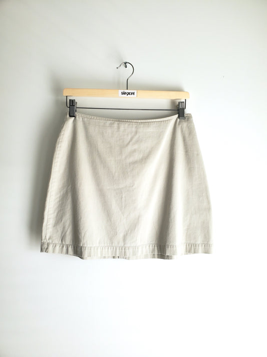 The Limited khaki mini skirt (1990s)