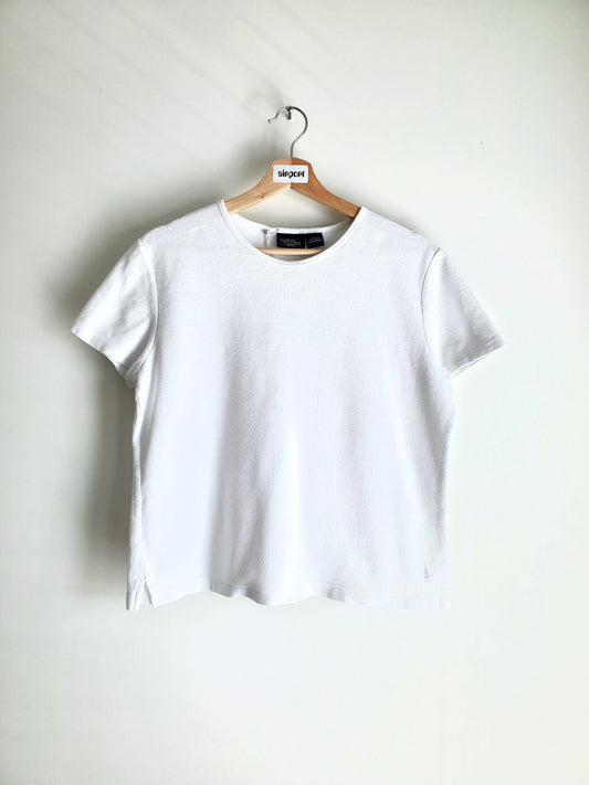 Sonoma cotton compact knit tee (1990s)