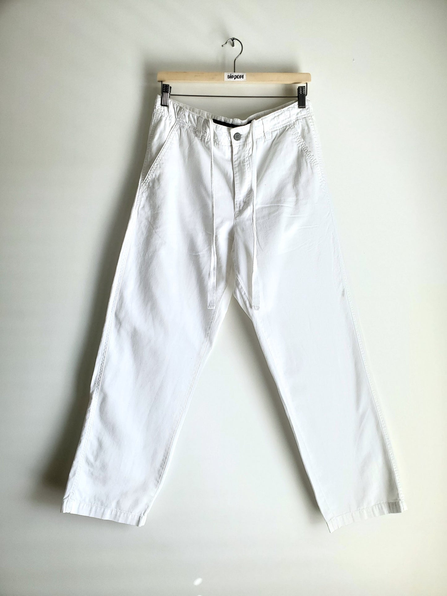 Marc Anthony linen-cotton flat-front pants (2000s)