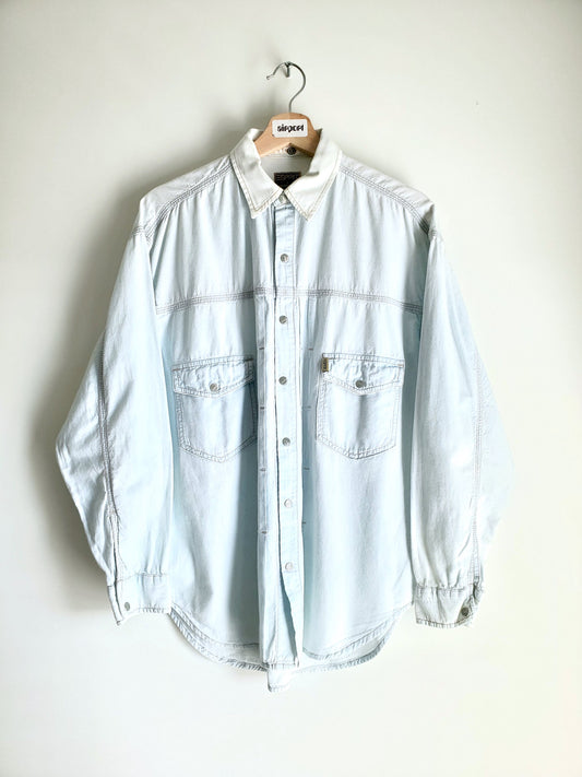 ESPRIT JEANS faded lightweight denim shirt (1990s)