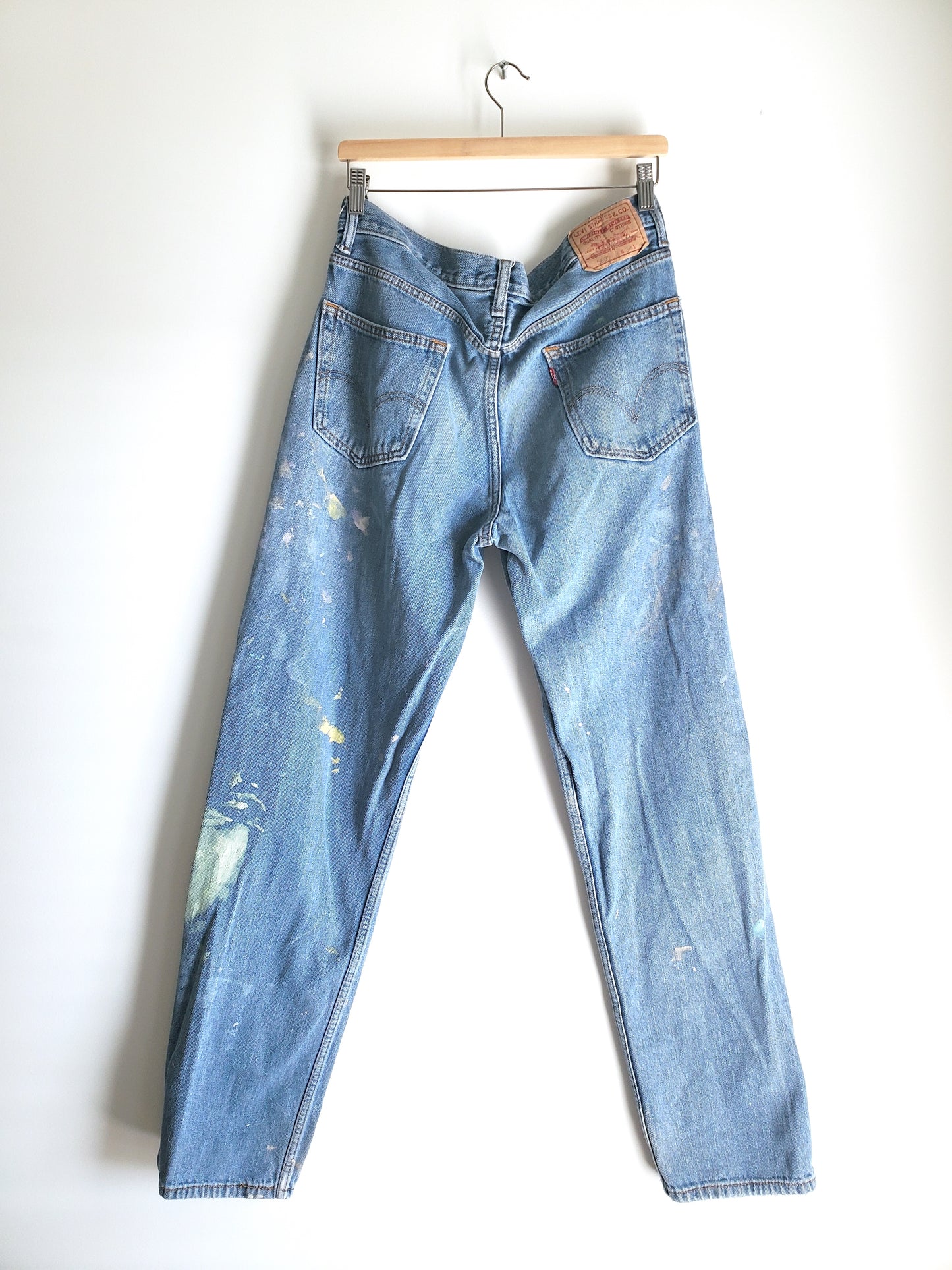Levi's 550 painted jeans (2000s)