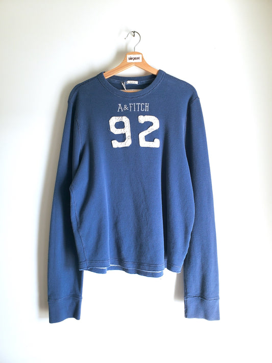 Abercrombie & Fitch logo knit thermal (early 2000s)