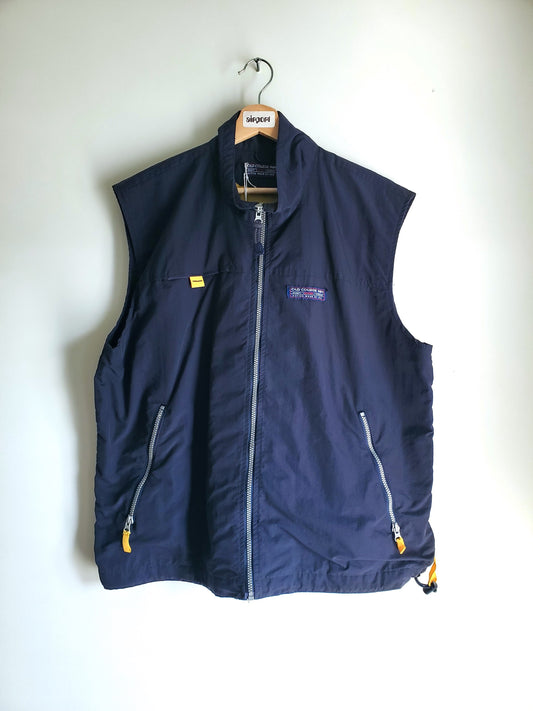 Old College Inn zip-front tech vest (1990s)