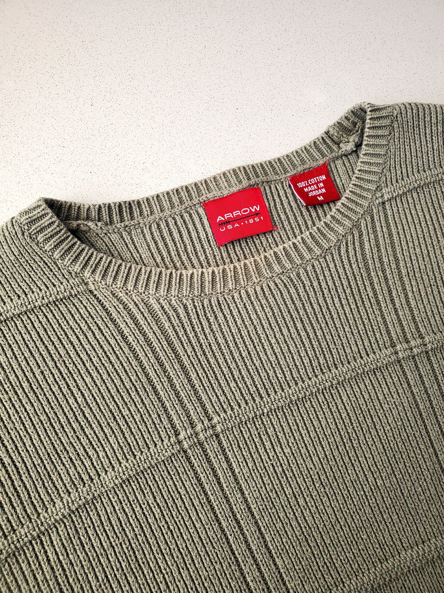 Arrow grid pattern sweater (1990s)