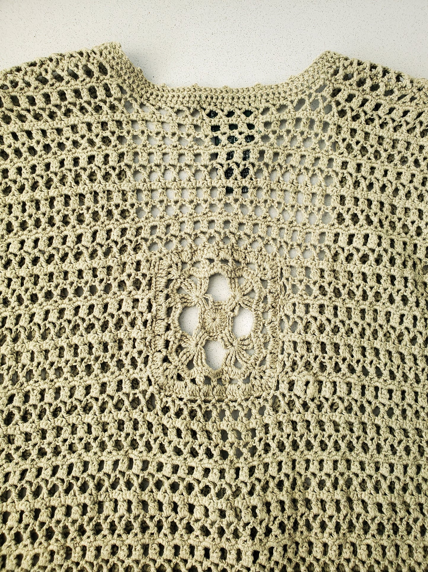 Country Classics crochet sweater vest (1990s)