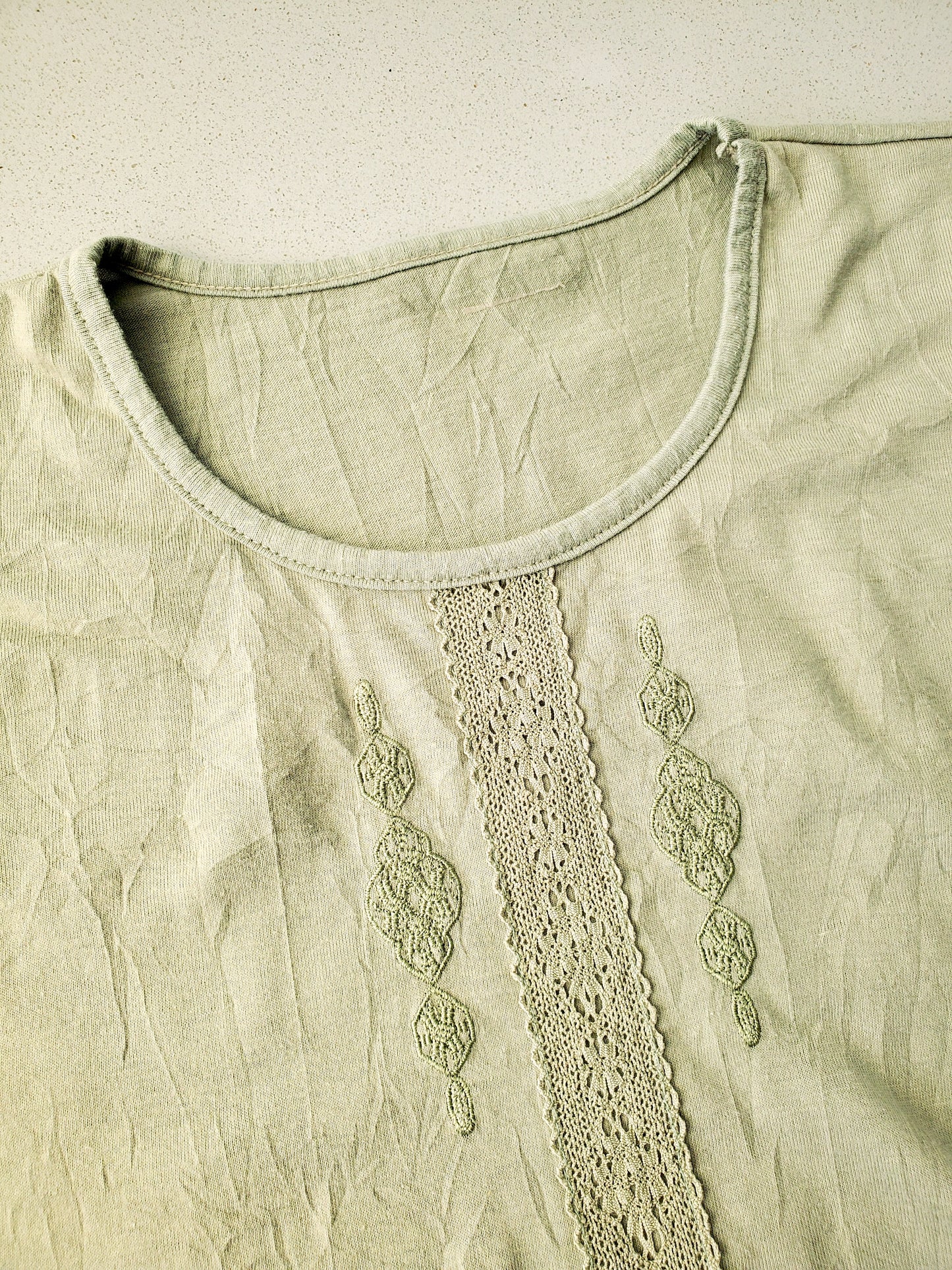 KNIT-WEAR dolman short sleeve tee