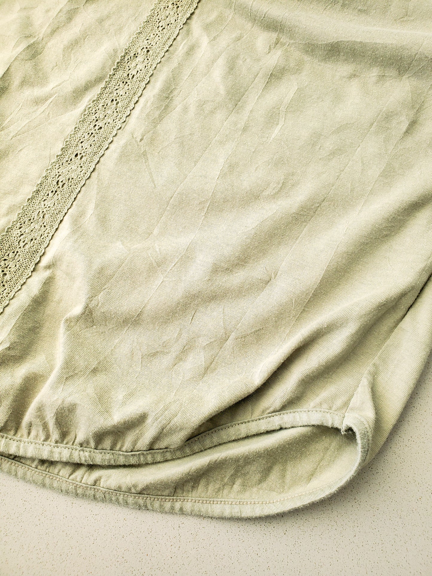 KNIT-WEAR dolman short sleeve tee