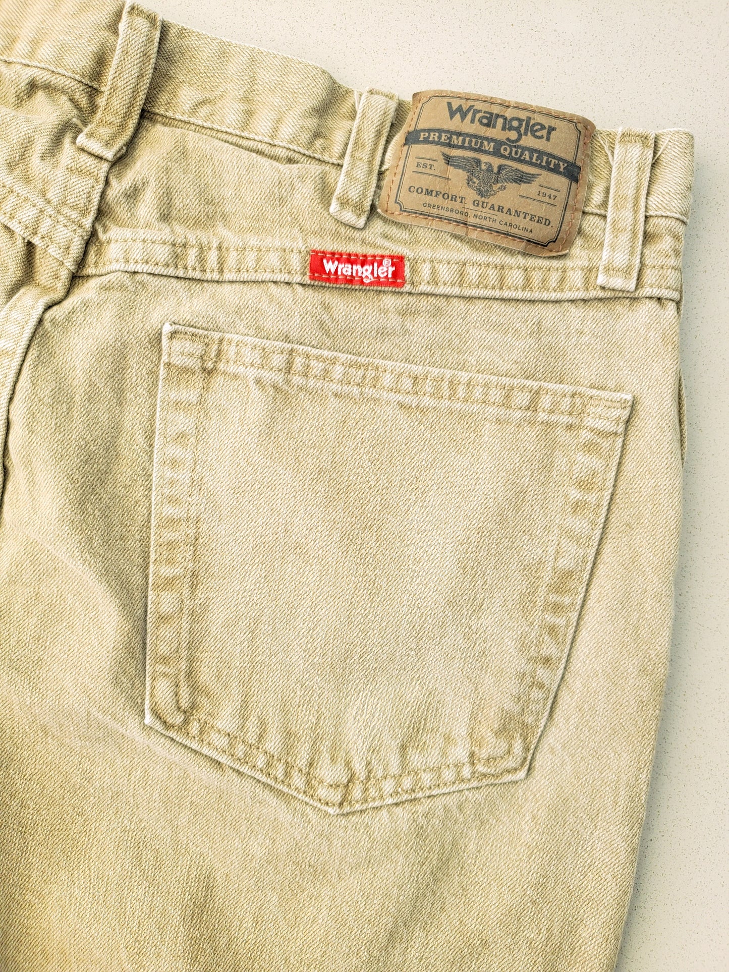Wrangler 'regular fit' stonewash jeans (1990s)