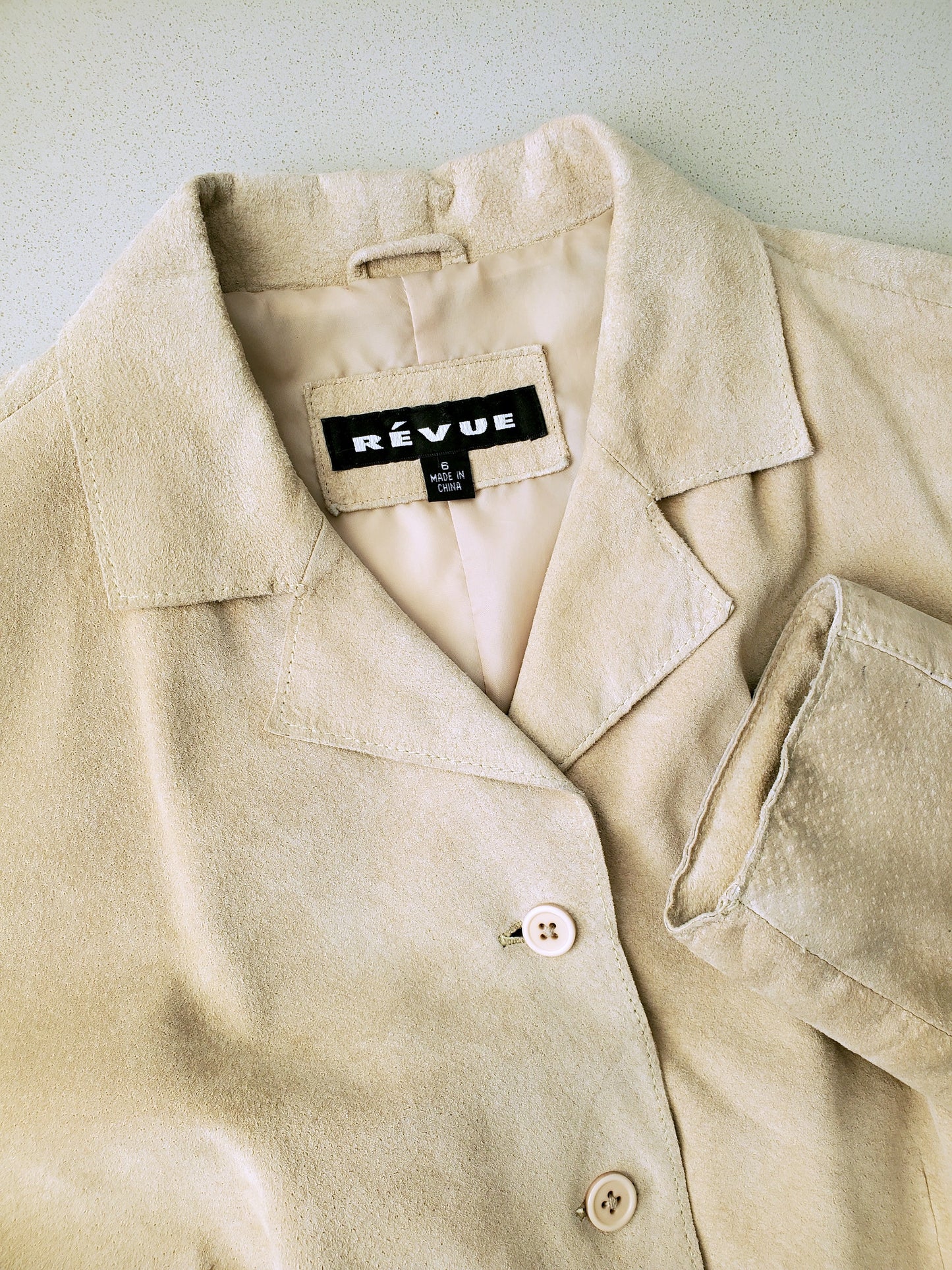 RÉVUE suede jacket (Y2K)