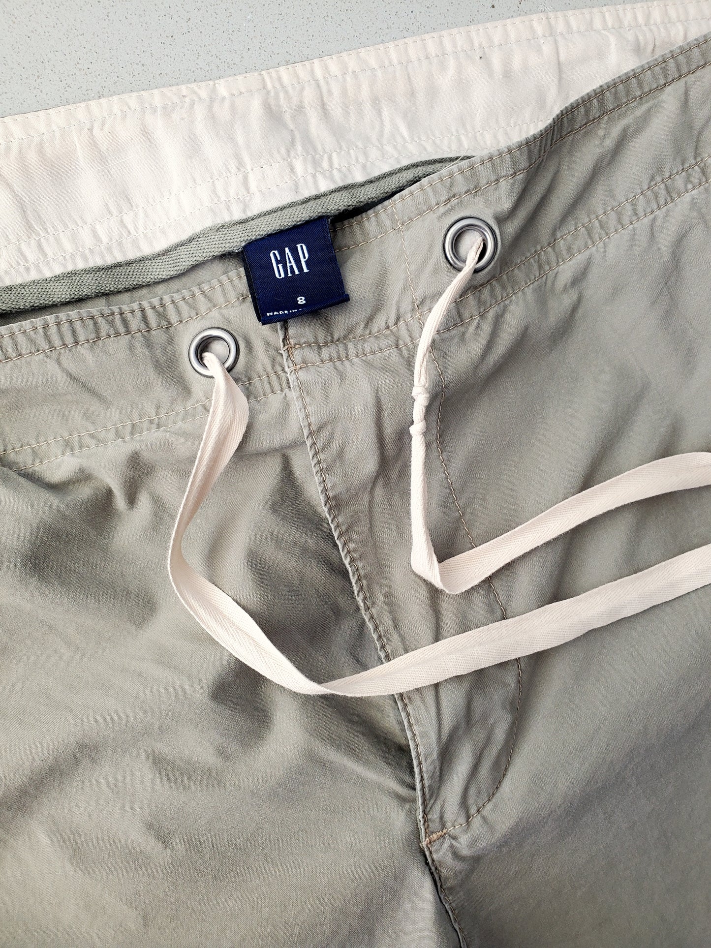 GAP adjustable-length drawstring pants (2004)