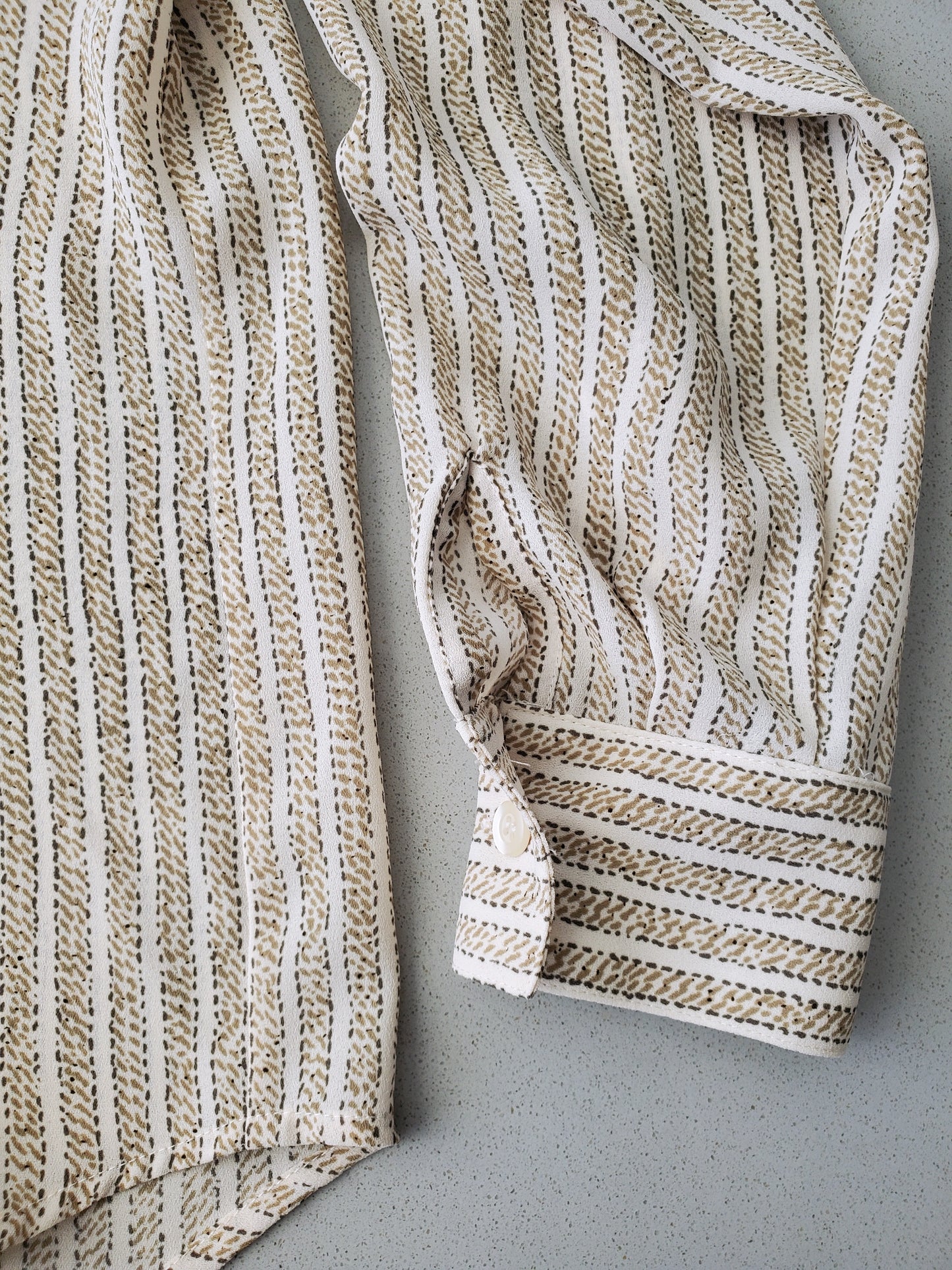 Rena Rowan striped blouse (1990s)