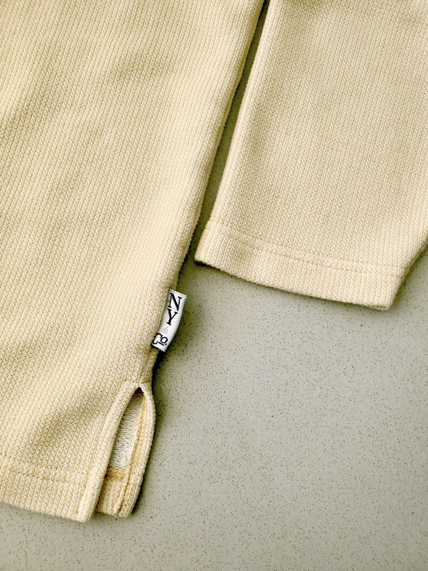 NY & Co. mockneck quarter-zip pullover (1990s)