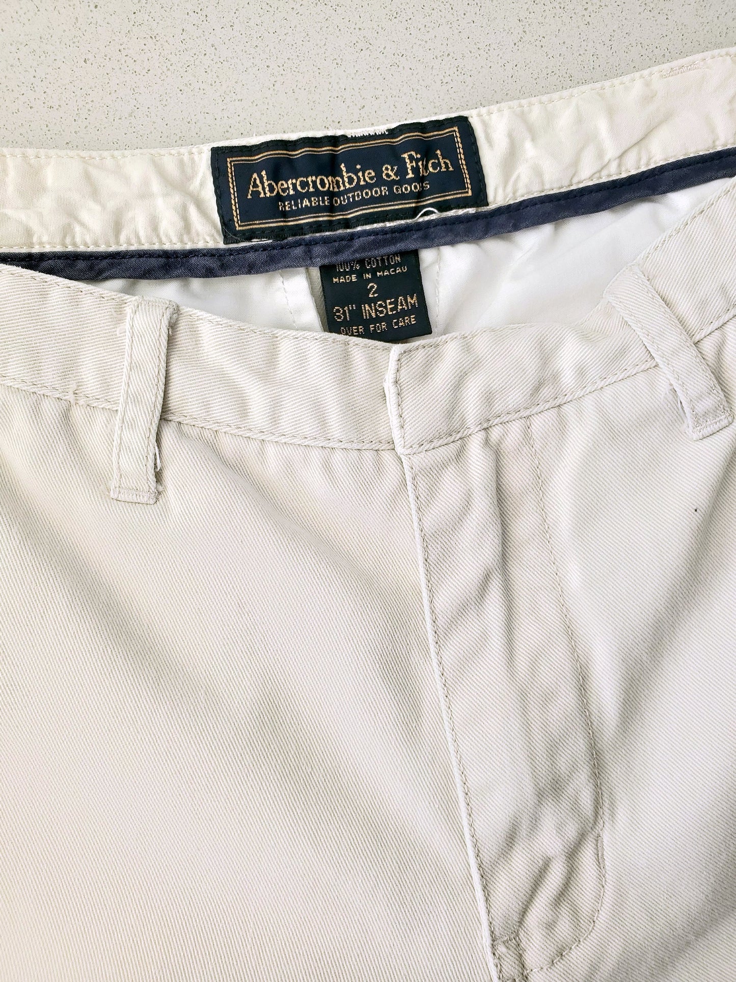 Abercrombie & Fitch flat-front chinos (late 1990s)
