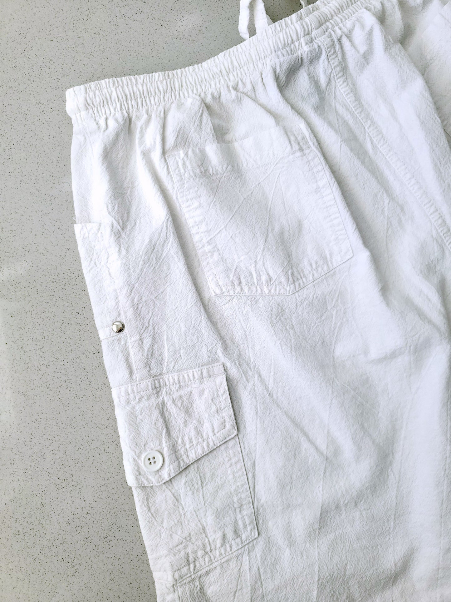 Stephanie Rogers drawstring cotton shorts (Y2K)