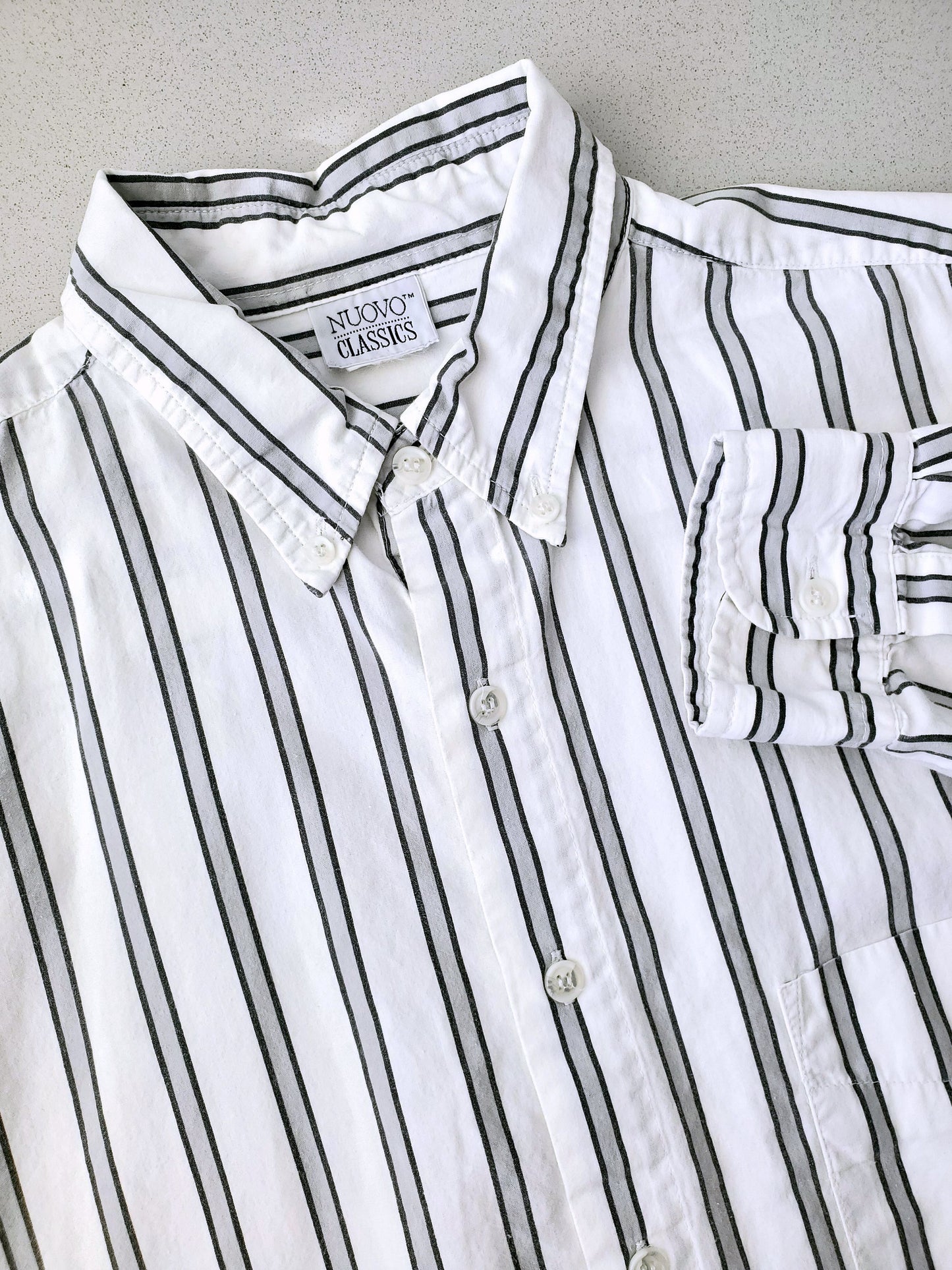Nuovo Classics striped shirt (1990s)