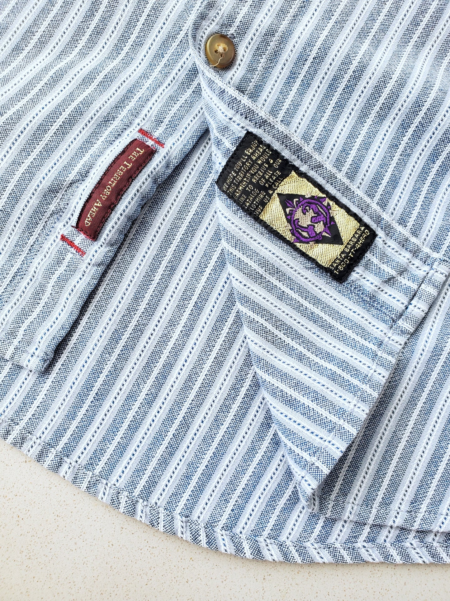 The Territory Ahead yarn-dye striped shirt (1990s)