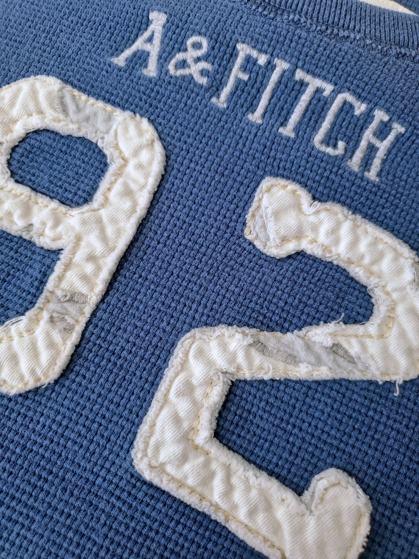 Abercrombie & Fitch logo knit thermal (early 2000s)
